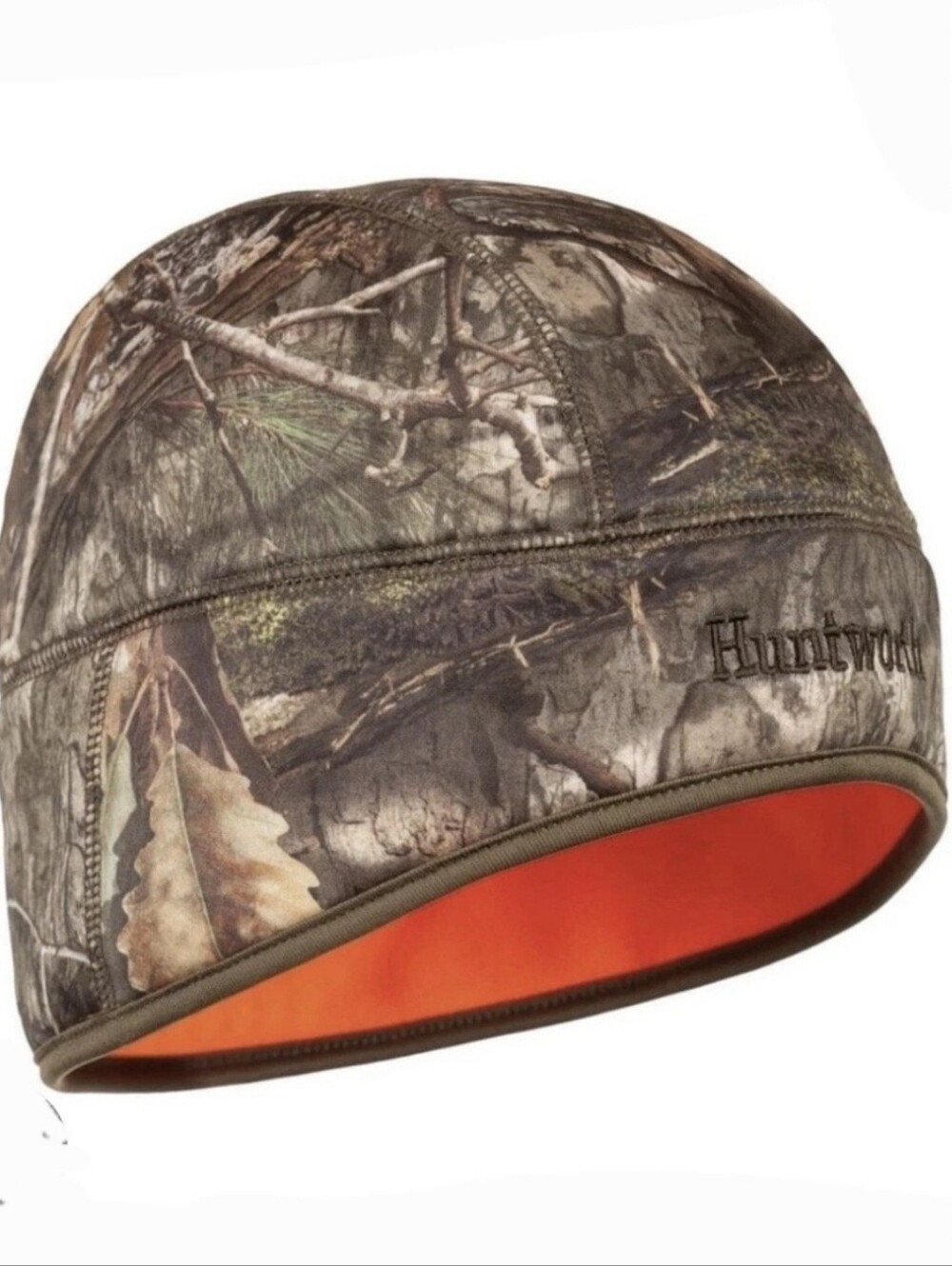 Huntworth Victor Reversible Mosst Oak Camo Hunting  Beanie Hat One Size